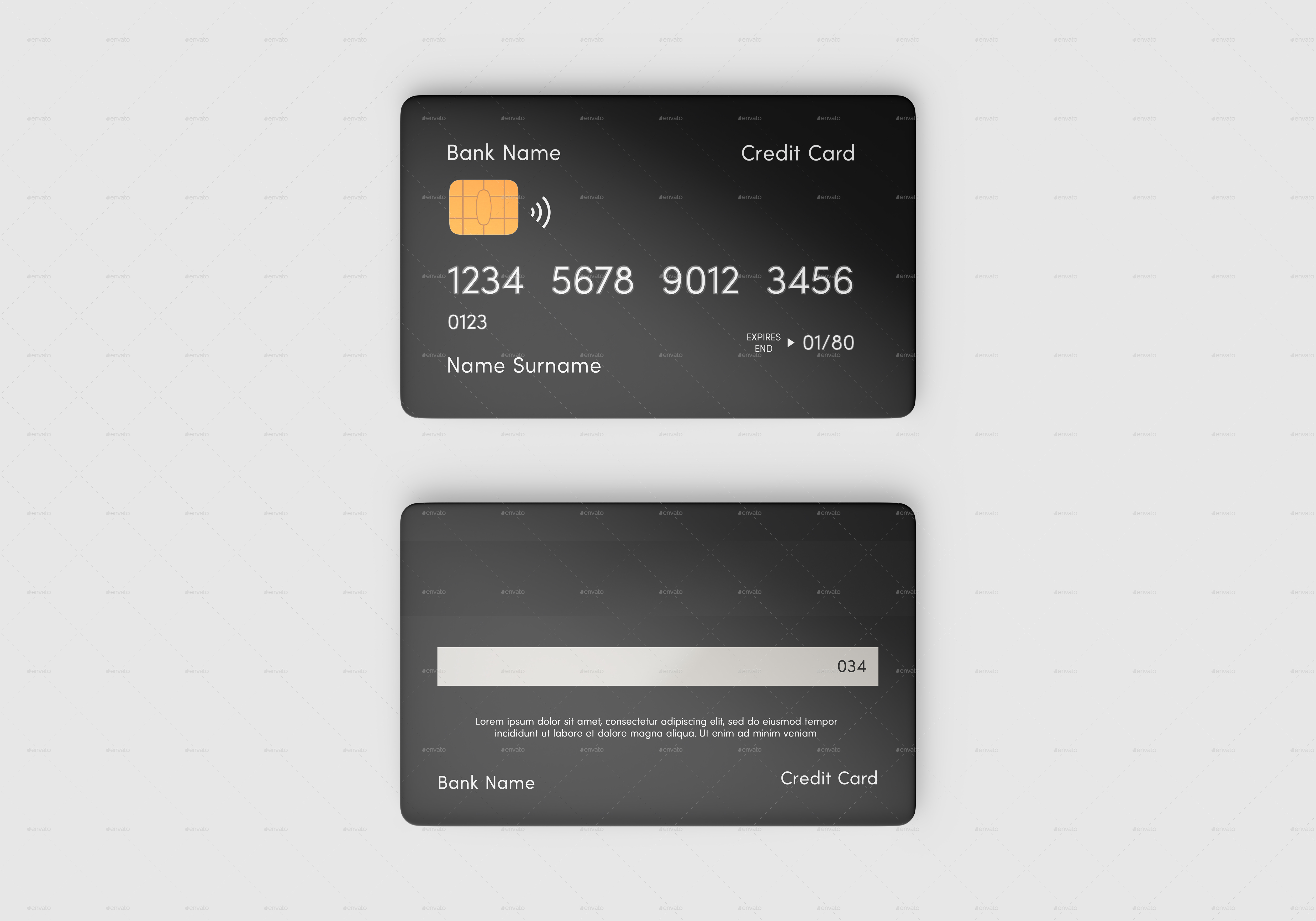 Credit Card Mockup Set, Graphics | GraphicRiver