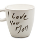 I love you Mom text on white mug - PhotoDune Item for Sale