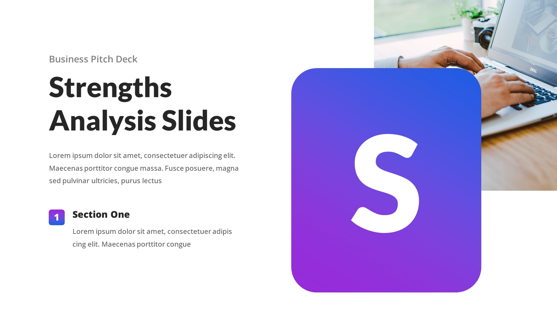 Business Pitch Deck Google Slides Template, Presentation Templates