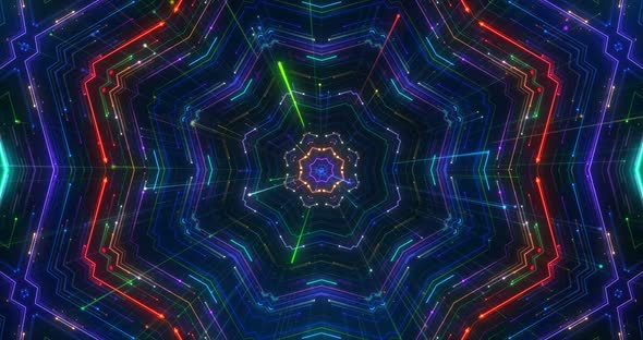 Neon Loop Particles