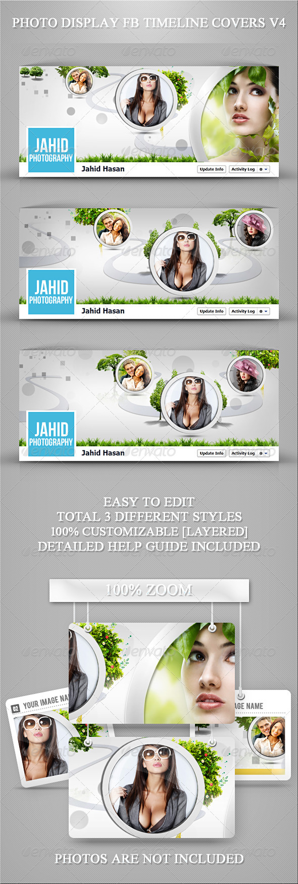 Photo Display FB Timeline Covers V4 - Facebook Timeline Covers Social Media