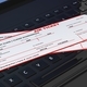 Two air tickets on black laptop keyboard - PhotoDune Item for Sale