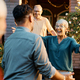 Cheerful senior woman greeting her son who came to visit. - PhotoDune Item for Sale