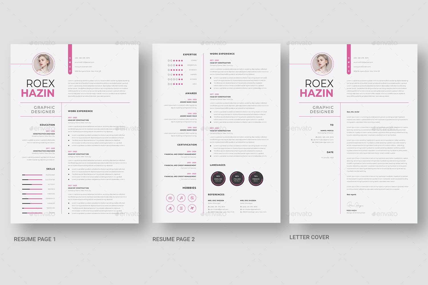 CV Resume, Print Templates | GraphicRiver