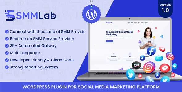 SMMLab  Social Media Marketing WordPress Plugin