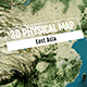 3D Physical Map - East Asia - VideoHive Item for Sale