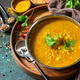 Traditional Indian spicy lentil puree soup with herbs.  - PhotoDune Item for Sale