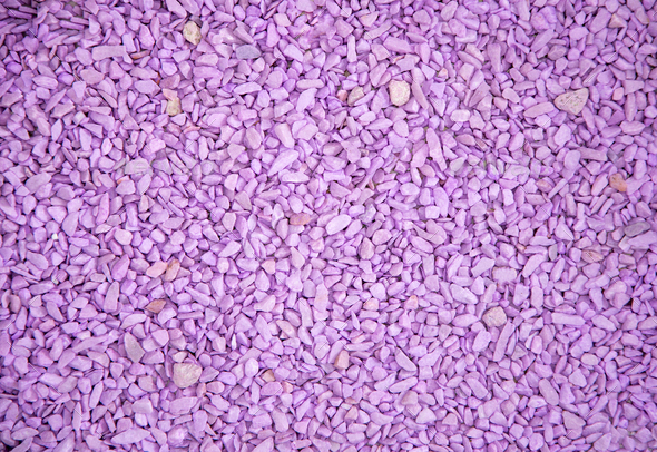 Ultraviolet fine stone texture, lilac surface, small stones background