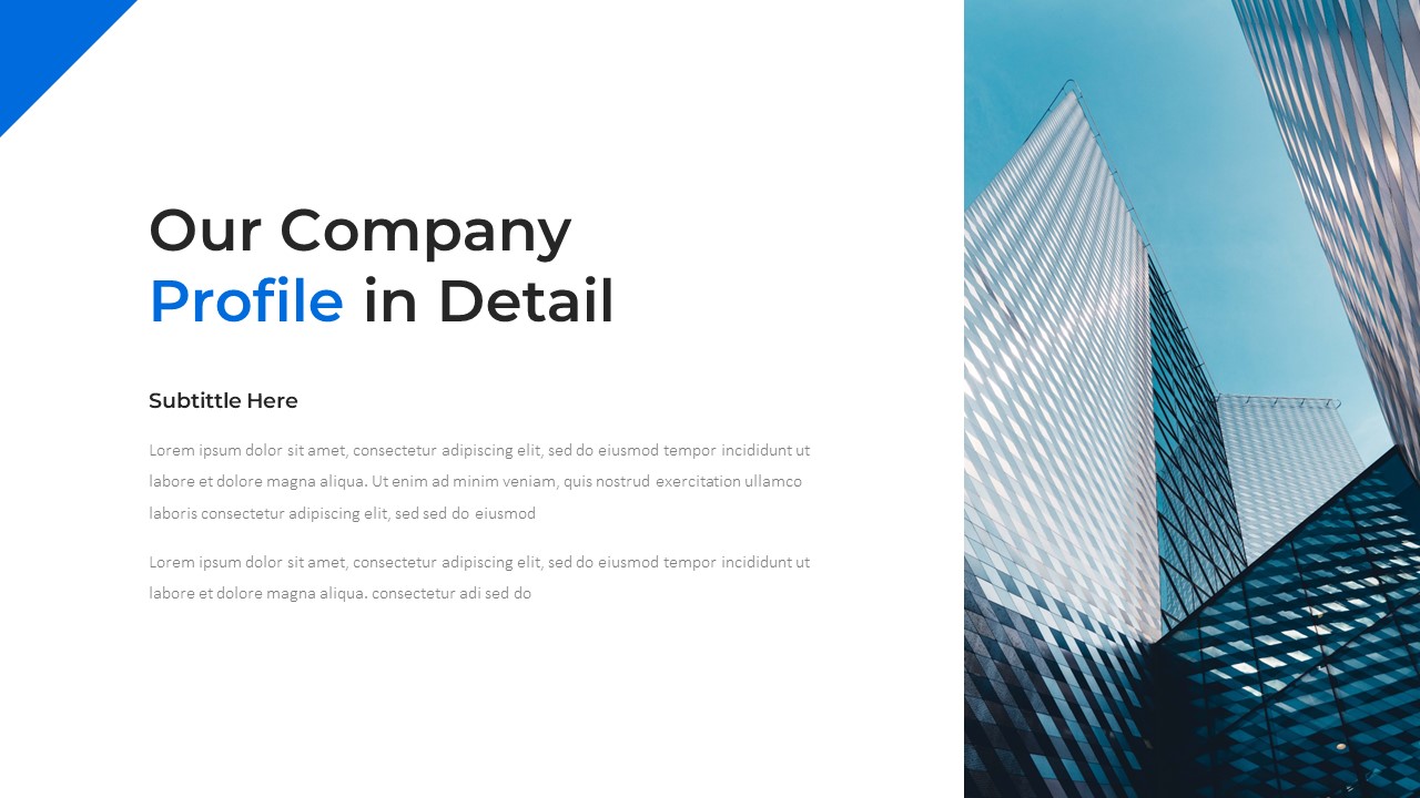 Immense - Company Profile Powepoint Presentation Template, Presentation ...