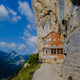 Berggasthaus Aescher in den Appenzeller Alpen, Appenzell, Swiss Ebenalp in Switzerland,  - PhotoDune Item for Sale