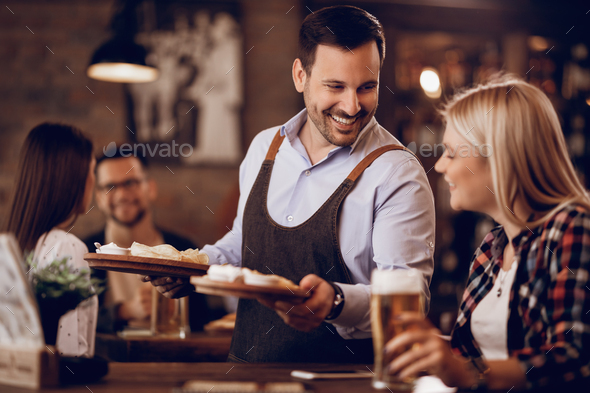 Would you like a snack with that beer? - Stock Photo - Images