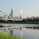 Taipei, Taiwan 23 July 2022: Macarthur Bridge and Keelung River in Taipei city of Taiwan - PhotoDune Item for Sale