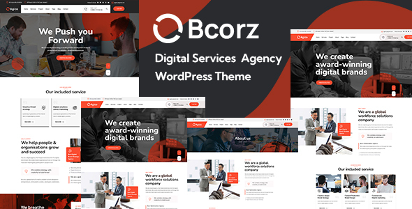 Bcorz – Digital Agency WordPress Theme