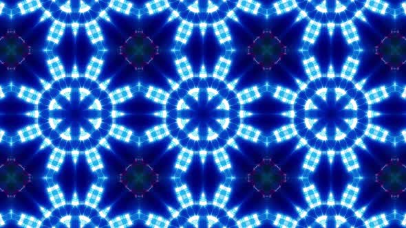 VJ Purple Blue Kaleidoscope Neon Light Loop 4K 07 alt