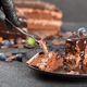 Cake decoration. Chocolate glaze. Frosting decoration - PhotoDune Item for Sale