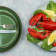 Cooked lobster, greens and lemon - PhotoDune Item for Sale