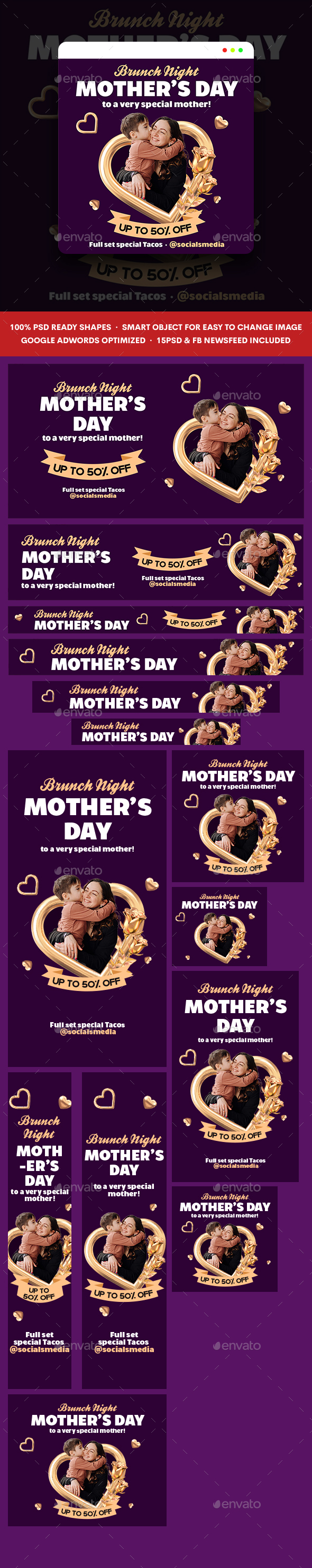 [DOWNLOAD]Happy Mothers Day Banners Ad