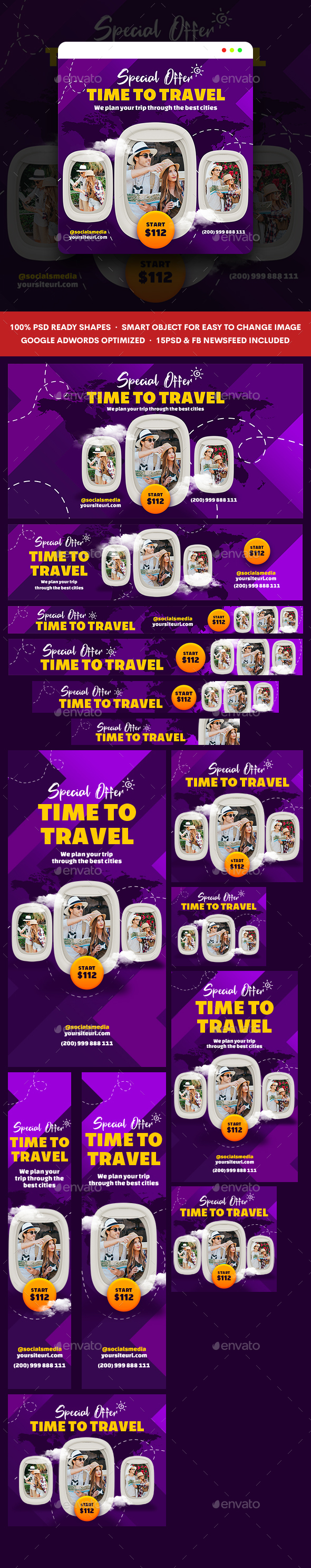 [DOWNLOAD]Travel Agency Banners Ad