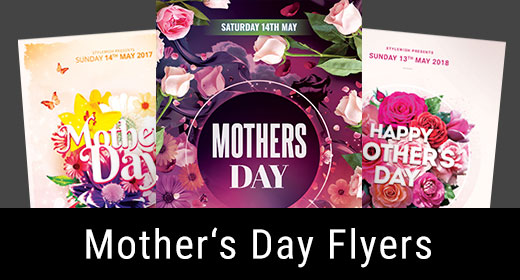 * Mother's Day Flyer Templates
