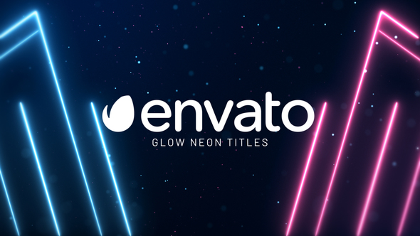 Neon Titles Opener Titles template preview