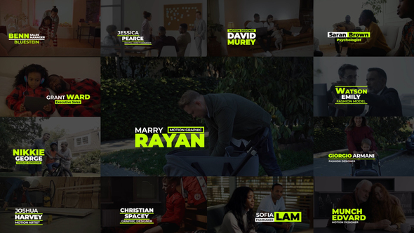 Lower Thirds | AE Elements template preview