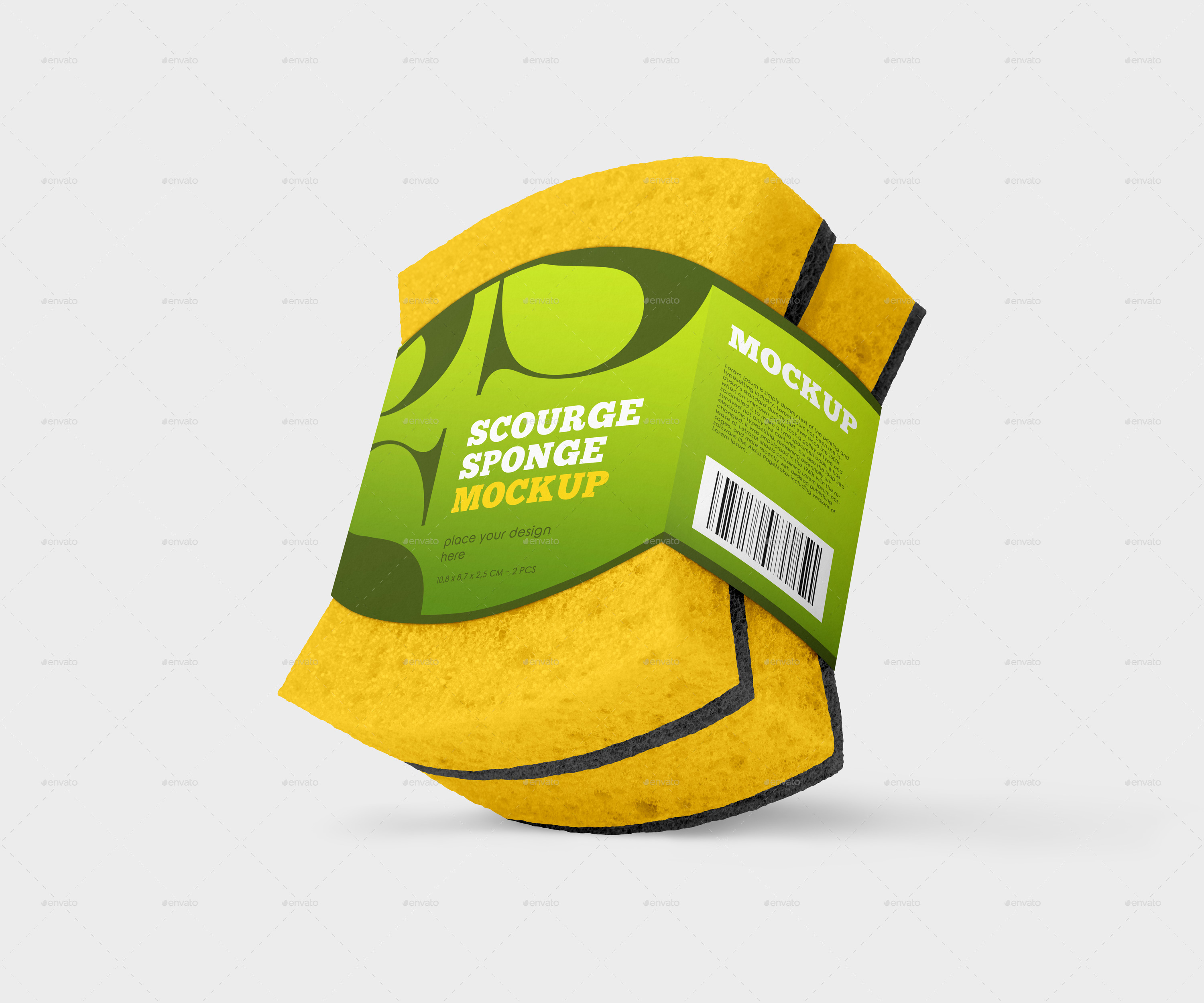 Scourge Sponge Mockup Set, Graphics | GraphicRiver