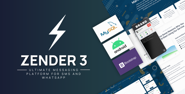 Zender - Ultimate Messaging Platform for SMS, WhatsApp & use Android Devices as SMS Gateways (SaaS)