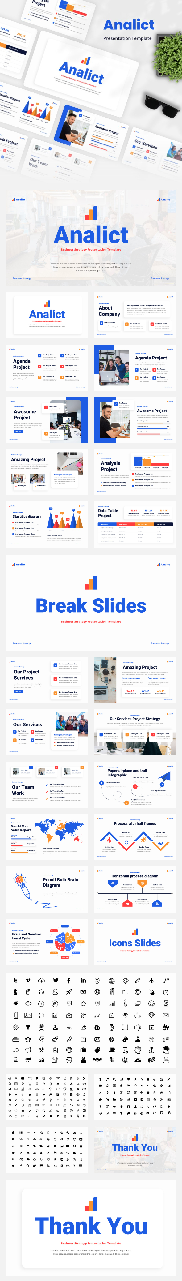Analict - Business Strategy Google Slides Template
