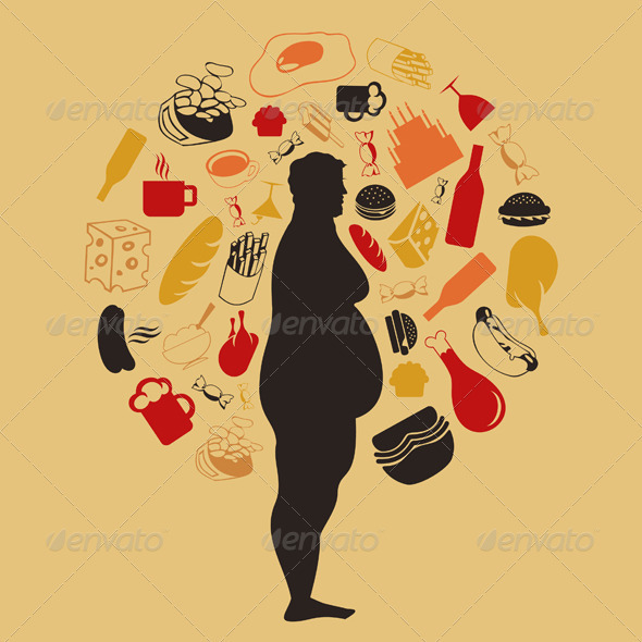Fat Man - Food Objects