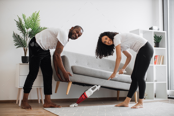 Man shares a photo of his girlfriend cleaning her collection of