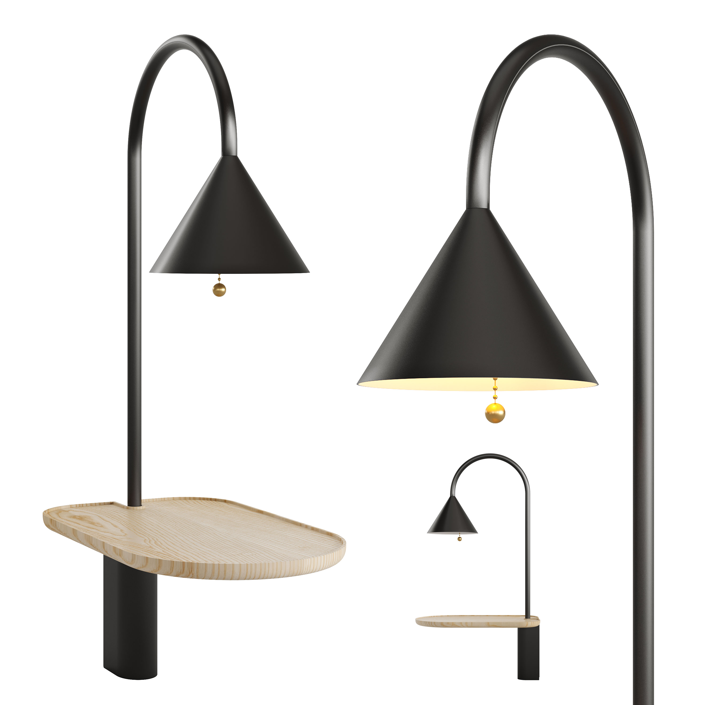 OZZ Wall S Lamp by Miniforms by Devran3D