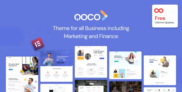 Qoco – Business, Marketing and Finance WordPress theme