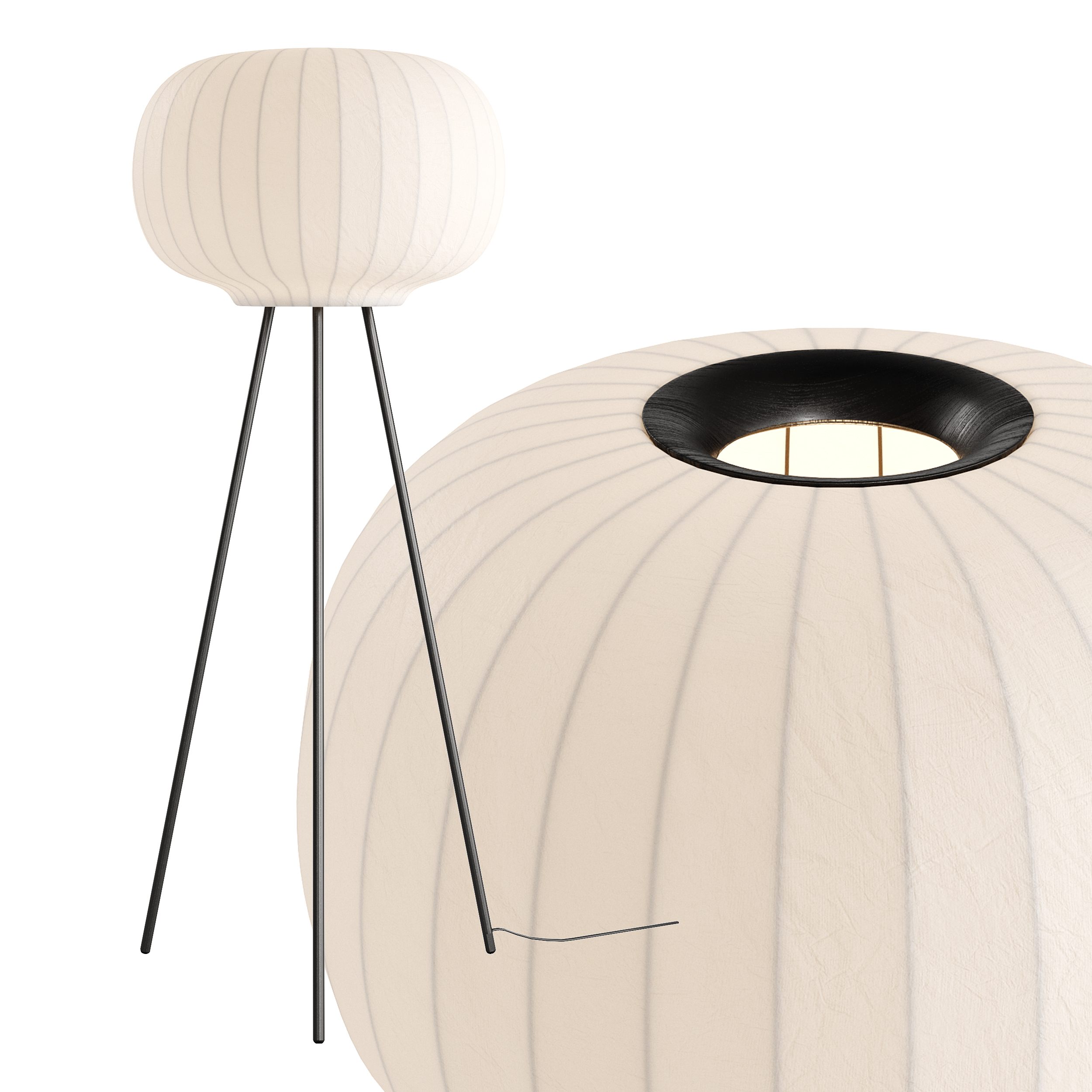581 Paper Floor Lamp by VIPP by Devran3D 3DOcean