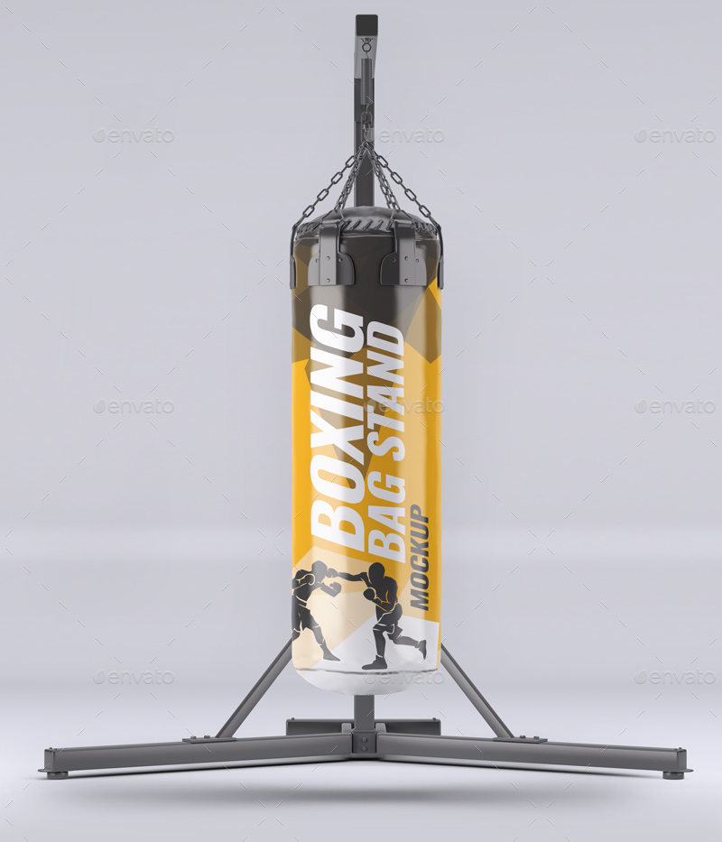 Boxing Bag Stand MockUp, Graphics GraphicRiver
