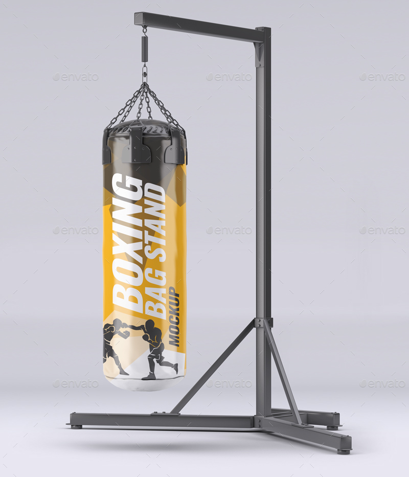 Boxing Bag Stand MockUp, Graphics GraphicRiver