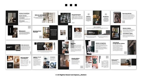 Minimal Slides Pack _AE Video Displays template preview