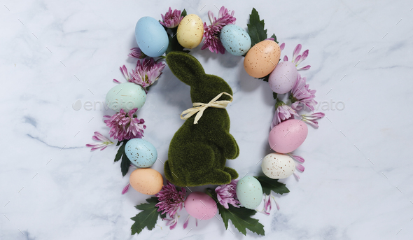 Easter wreath - Stock Photo - Images