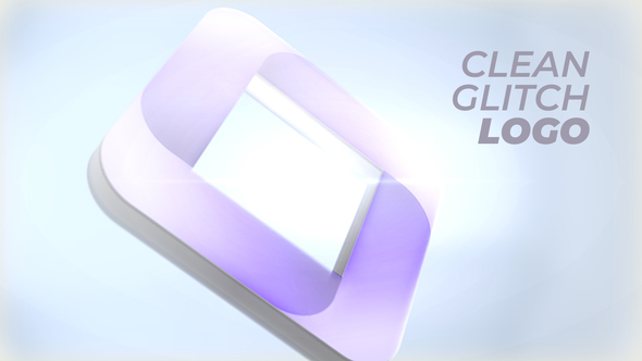 Clean Glitch Logo