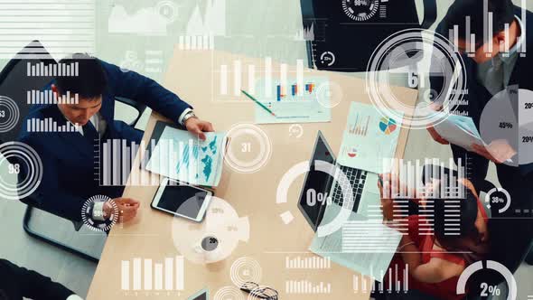 Creative Visual of Business People in Corporate Staff Meeting alt