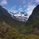 4K Timelapse of Snow-Capped Mountains in Milford Sound, New Zealand - VideoHive Item for Sale
