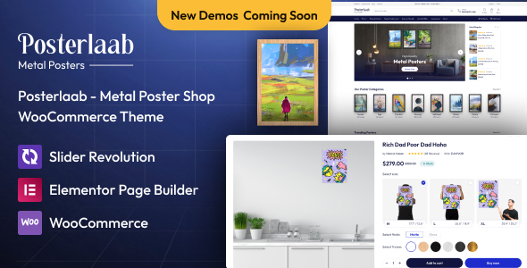 Posterlaab – Poster Selling WooCommerce Theme