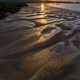 Aerial view of beautiful sand waves texture with reflection of sunset on Koh Yao yai island - PhotoDune Item for Sale