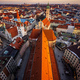 Aerial top view of Munich city, St. Peter&#39;s Church, historic buildings, Germany - PhotoDune Item for Sale