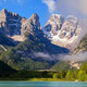 Panorama of Lago di Landro Lake in the Dolomites, South Tyrol, Italy, Europe - PhotoDune Item for Sale