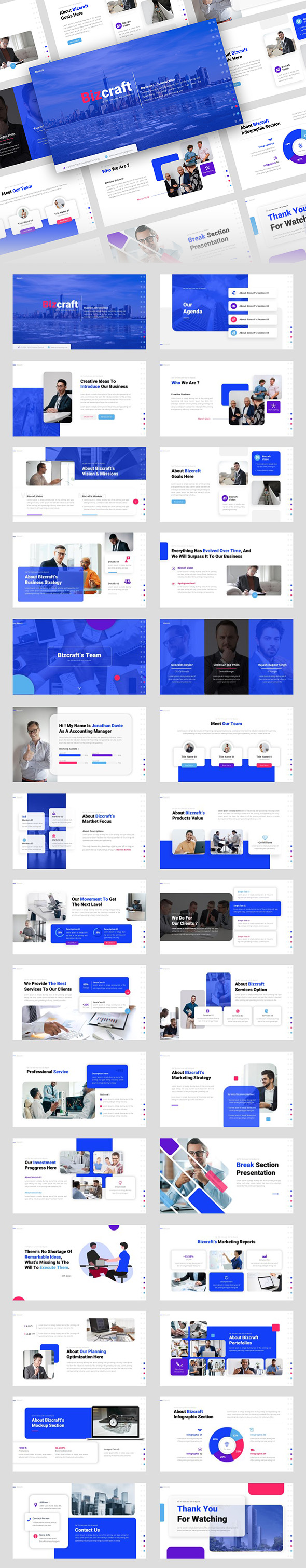 [DOWNLOAD]Bizcraft – Business Introduction Powerpoint Template