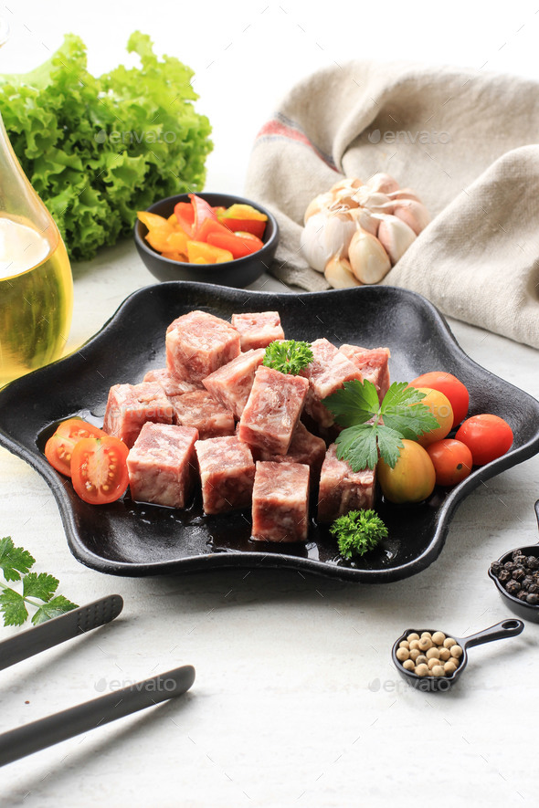 Premium Japanese Wagyu Diced Beef Cubes Sliced (Saikoro Japan Beef