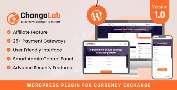 ChangaLab  Currency Exchange WordPress Plugin