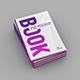 15 Editable realistic thin rectangular hardcover book mockups on a clean background.
