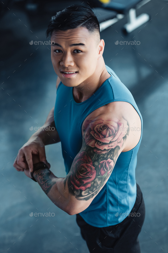 An Athlete With An Asian Back Tattoo Standing In A Gym Background, A Man  Who Trains His Back Muscles, Back Hd Photography Photo, Arm Background  Image And Wallpaper for Free Download