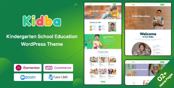 Kidba - Kindergarten WordPress Theme